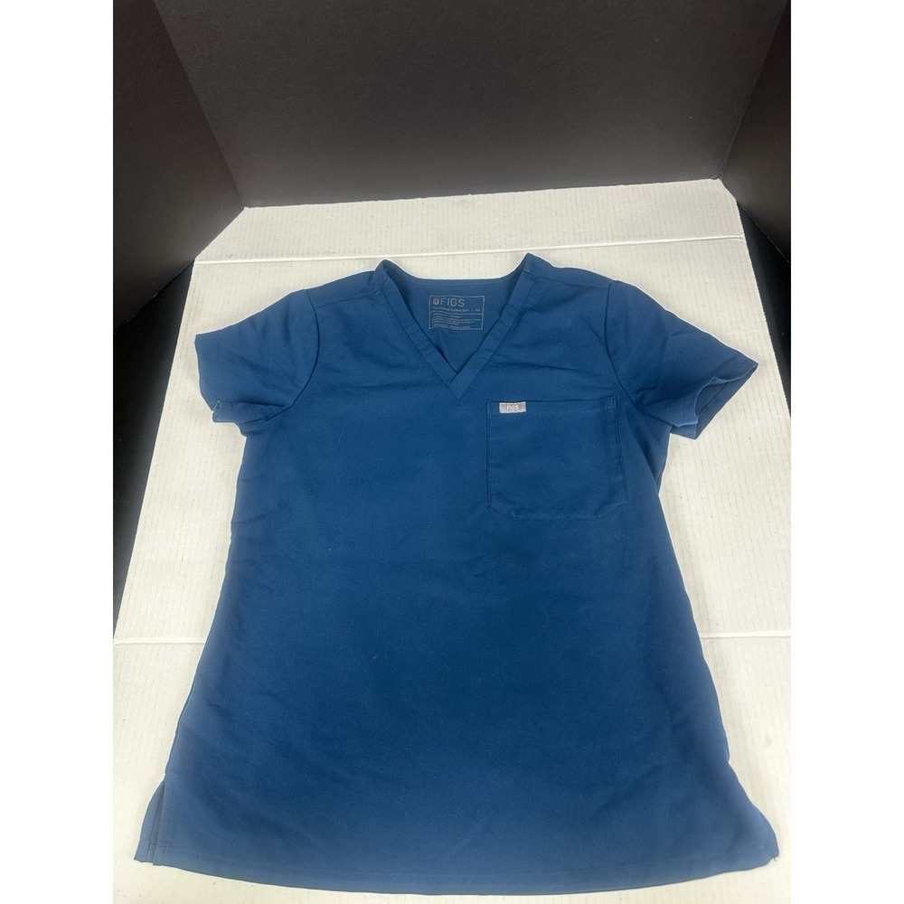 FIGS Scrub Wmns Sz XS Catarina Technical Collection Nurse FW1000N‎ Blue Po4891